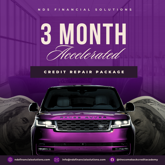 3 Month Credit Repair Package