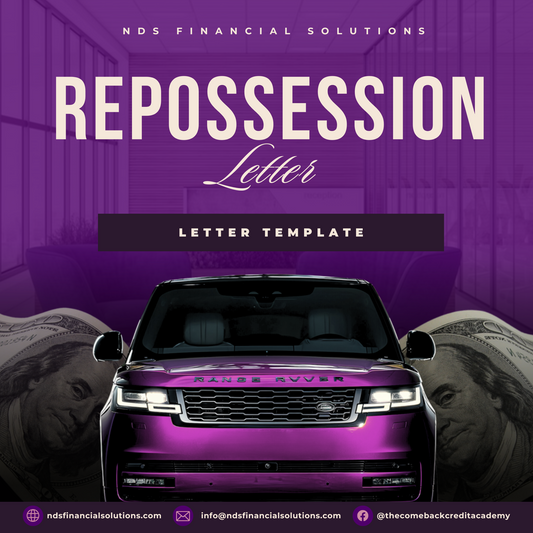 Repossession Letter